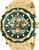 Invicta Men's 34230 Specialty Quartz Multifunction Green, Gold Dial Watch
