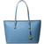 Michael Kors Jet Set Travel Medium Saffiano Leather Top-Zip Tote Bag (STH PACIFIC) 38S1GTVT8L-Sth Pacific