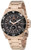 Invicta Men's 11289 Pro Diver Chronograph Black Carbon Fiber Dial 18k Rose Go...