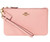 COACH Polished Pebble Small Wristlet Candy Pink One Size 22952-B4RZH