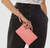 COACH Polished Pebble Small Wristlet Candy Pink One Size 22952-B4RZH