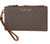 Michael Kors Jet Set Double Zip Wristlet Brown One Size 32F1GJ6W4B-200