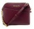 Michael Kors Jet Set Travel Medium Dome Crossbody Bag MK Merlot Leather 35F1GTVC6T-merlot