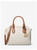Michael Kors Coraline Medium Logo Messenger Bag (Vanilla) 38S1C2CM2B-150