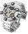 Invicta Men's 19579 Coalition Forces Quartz Multifunction Grey, Silver Dial Watch