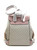 Michael Kors Jet Set Large Signature PVC Chain Backpack Flap Book Bag (powder blush) 35T1GTTB3B-424