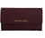 Michael Kors Jet Set Travel Large Trifold Saffiano Leather Wallet - Merlot 35S8GTVF7L-merlot