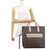 Michael Kors Kenly Large Tote Satchel (BISQUE) 35T0GY9T3B-bisque