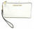 Michael Kors Jet Set Travel double Zip Wristlet Optic White 35F8GTVW0L-opwhit