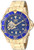 Invicta Men's 13711 Grand Diver Automatic Blue Textured Dial 18k Gold Ion-Pla...