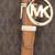 Michael Kors Bedford Legacy Extra Small Logo Duffle Crossbody Bag, Brown/Acorn 32F9G06C0B-252