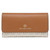 Michael Kors Jet Set Charm Large Trifold Wallet Vanilla/Acorn One Size 32F1GT9E3B-149