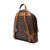 Michael Kors Rhea Zip Medium Backpack Brown Multi One Size 30H1GEZB2O-212