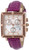 Invicta 10336 Women's Wildflower Classique Quartz Crystal Accented Purple Watch w/ 7-Piece Leather Strap Set