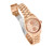 Invicta Lady 29450 Specialty Quartz 3 Hand Rose Gold Dial Watch