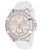Invicta Women's Bolt Stainless Steel Quartz Watch with Leather Strap, White, 18 (Model: 30889) 30889