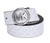 Michael Kors Reversible Buckle Belt (Bright White, Medium) 558385-119-m