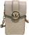 MICHAEL KORS Carmen Small Logo Smartphone Crossbody Bag (light sand) 35S2GNMC5B-ltsand