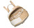 Michael Kors Rhea Zip Medium Backpack Vanilla Multi One Size 30S2GEZB8B-170