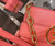 MICHAEL KORS Carmen Small Logo Smartphone Crossbody Bag (Grapefruit)  	 35S2GNMC5B-grpfru