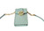 MICHAEL KORS Carmen Small Logo Smartphone Crossbody Bag (fair aqua)35S2GNMC5B-aqua