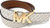 Michael Kors Signature Reversible Buckle 558732 Belt (Vanilla, Large) 558732-200-L