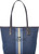 COACH Horse and Carriage Jacquard City Tote Blue/Midnight Navy/Gold One Size  	 69645-GDPJU