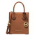 Michael Kors Mercer Extra-Small Pebbled Leather Crossbody Bag (Luggage) 35S1GM9T0L-230