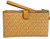 Michael Kors Jet Set Travel Double Zip Wristlet - Signature PVC (Honeycomb) 35F8GTVW0B-honey