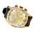 Invicta Men's 10068 Lupah Quartz Chronograph Silver, Gold Dial Watch