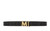 MCM Claus Reversible Belt - Black, Gold Buckle MXBAAVI03BK001