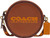 COACH Color-Block Leather Kia Circle Bag (Saddle Multi) CA098-B4MBV