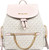 Michael Kors Jet Set Medium Womens Pebbled Leather Backpack (Powder Blush) 35T1GTTB6B-424