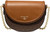 Michael Kors Jet Set Charm Saffiano Leather Crossbody Bag (Brown Acorn) 32F2GT9C6B-252