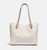 COACH Color-Block Leather Willow Tote Chalk Multi One Size  	 C0691-B4CAH