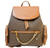 Michael Kors Jet Set Medium Womens Pebbled Leather Backpack (Brown) 35T1GTTB6B-847
