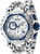 Invicta Men's 36626 Gladiator Quartz Chronograph Silver, Blue Dial Watch