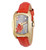 Invicta Women's 37118 Lupah Quartz Multifunction Platinum, Red, Gold Dial Watch