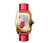 Invicta Women's 37118 Lupah Quartz Multifunction Platinum, Red, Gold Dial Watch