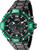Invicta Men's 37651 Bolt Quartz Multifunction Black, Green Dial Watch