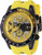 Invicta Men's 36680 Aviator Quartz Multifunction Yellow, Black Dial Watch