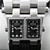 Invicta Men's 38889 Carbon Hawk Quartz Chronograph Black, Silver Dial Watch