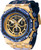 Invicta Men's 38893 Carbon Hawk Quartz Chronograph Black, Gold, Blue Dial Watch
