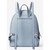 Michael Kors Kenly Medium Adina Backpack Pebbled Leather (Pale Blue) 35T1G4AB2L-487