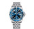 invicta Women's 37161 Pro Diver Quartz 3 Hand Blue Dial Watch