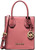 Michael Kors Mercer Extra-Small Pebbled Leather Crossbody Bag (Tea Rose) 35S1GM9T0L-tea