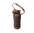 Michael Kors PVC Leather Giftables Water Bottle Holder Crossbody Shoulder Bag (Brown)35S2GGFN1B-847