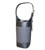 Michael Kors PVC Leather Giftables Water Bottle Holder Crossbody Shoulder Bag (Black) 35H1GGFN6B-001