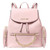 Michael Kors Jet Set Medium Powder Blush Pink Leather Women Backpack 35T1GTTB6L