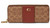 COACH Color-Block Coated Canvas Signature Slim Accordion Zip Tan Rust One Size CI331-B4NQ4